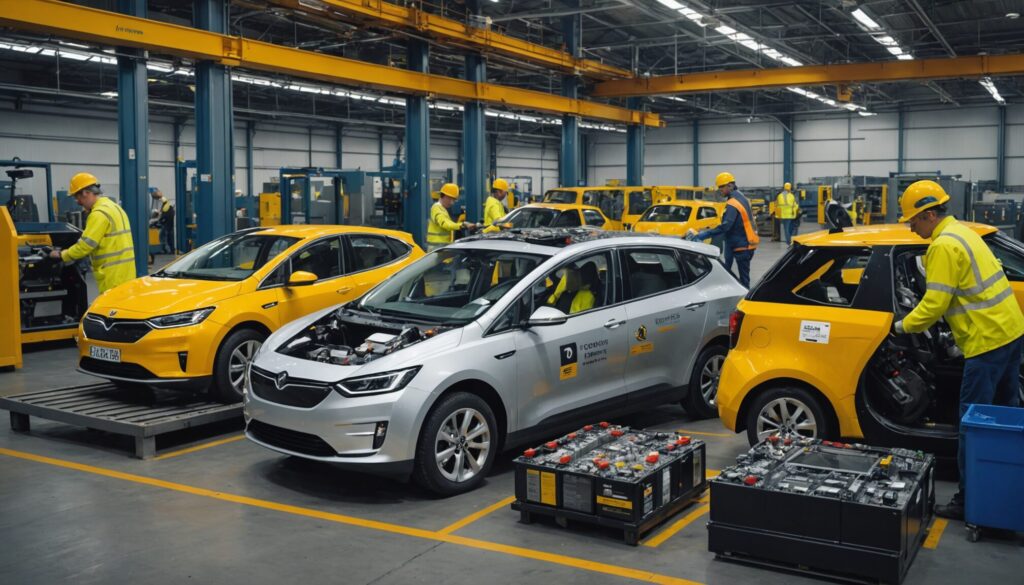 Que deviennent les batteries usagées des voitures électriques ?